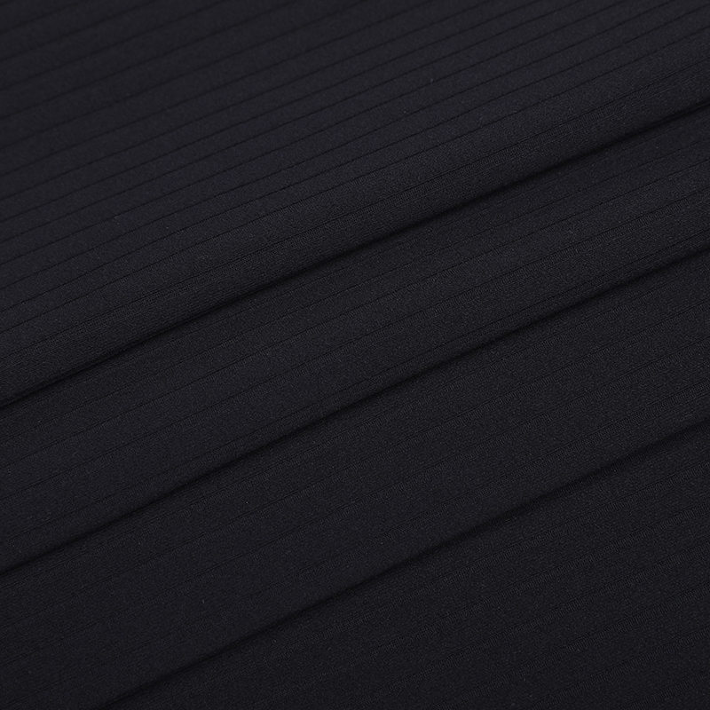 APJ1111 WARP Gebreide polyester ammoniak streep jacquard broek stof